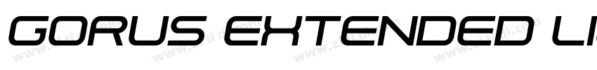 Gorus Extended Light字体转换 Gorus Extended Light字体转换